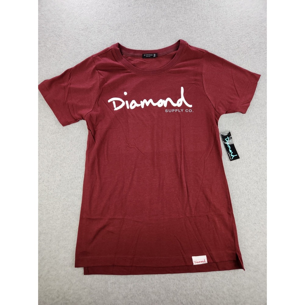 Diamond‎ Supply Co. Women's Logo Shirt Top Skateboarding Sz SMALL